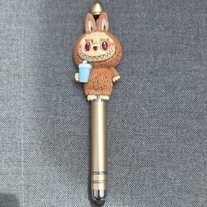 Labubu Character Pen with Gold Barrel